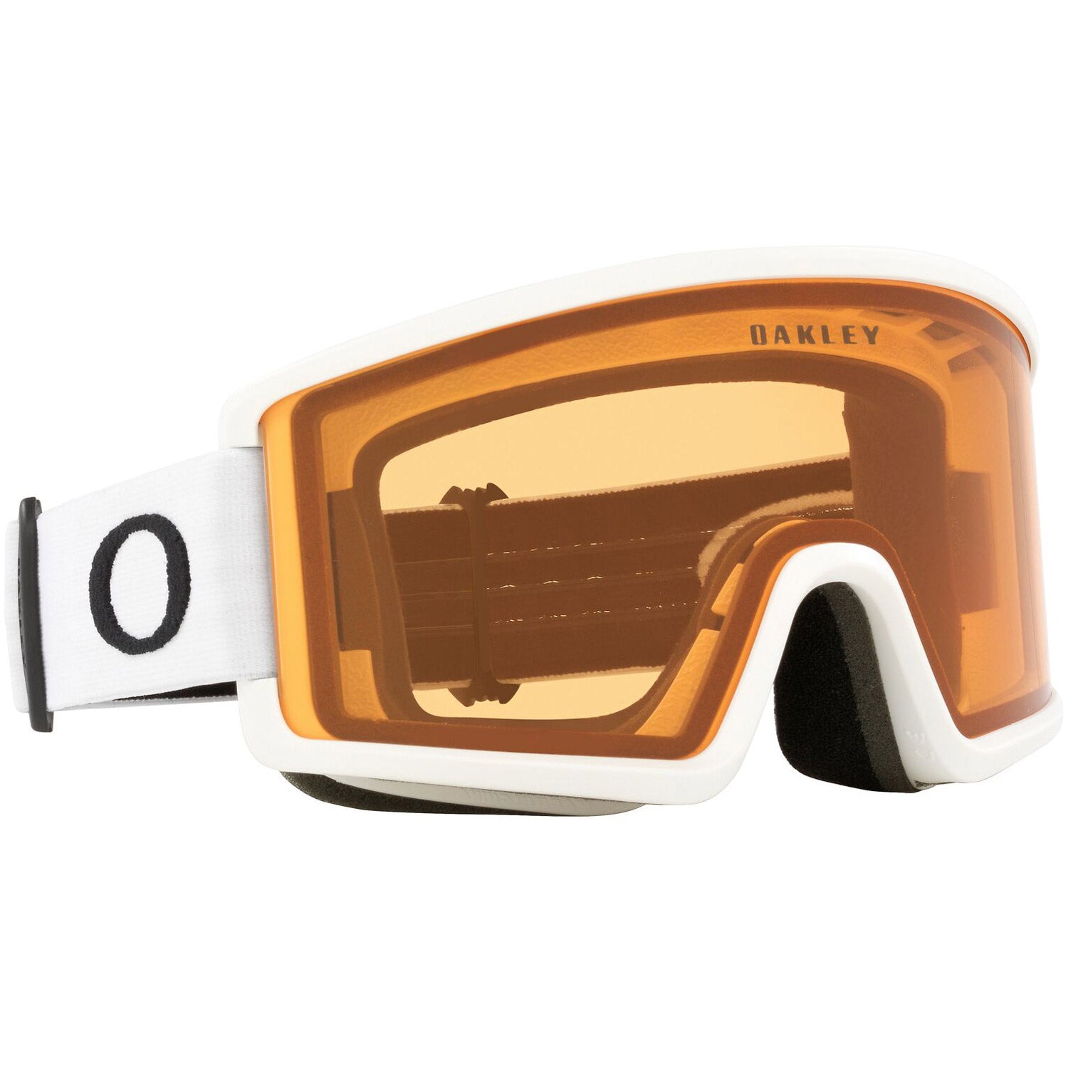 Oakley Target Line L Snow Goggles 2023 Matte White Persimmon Lens