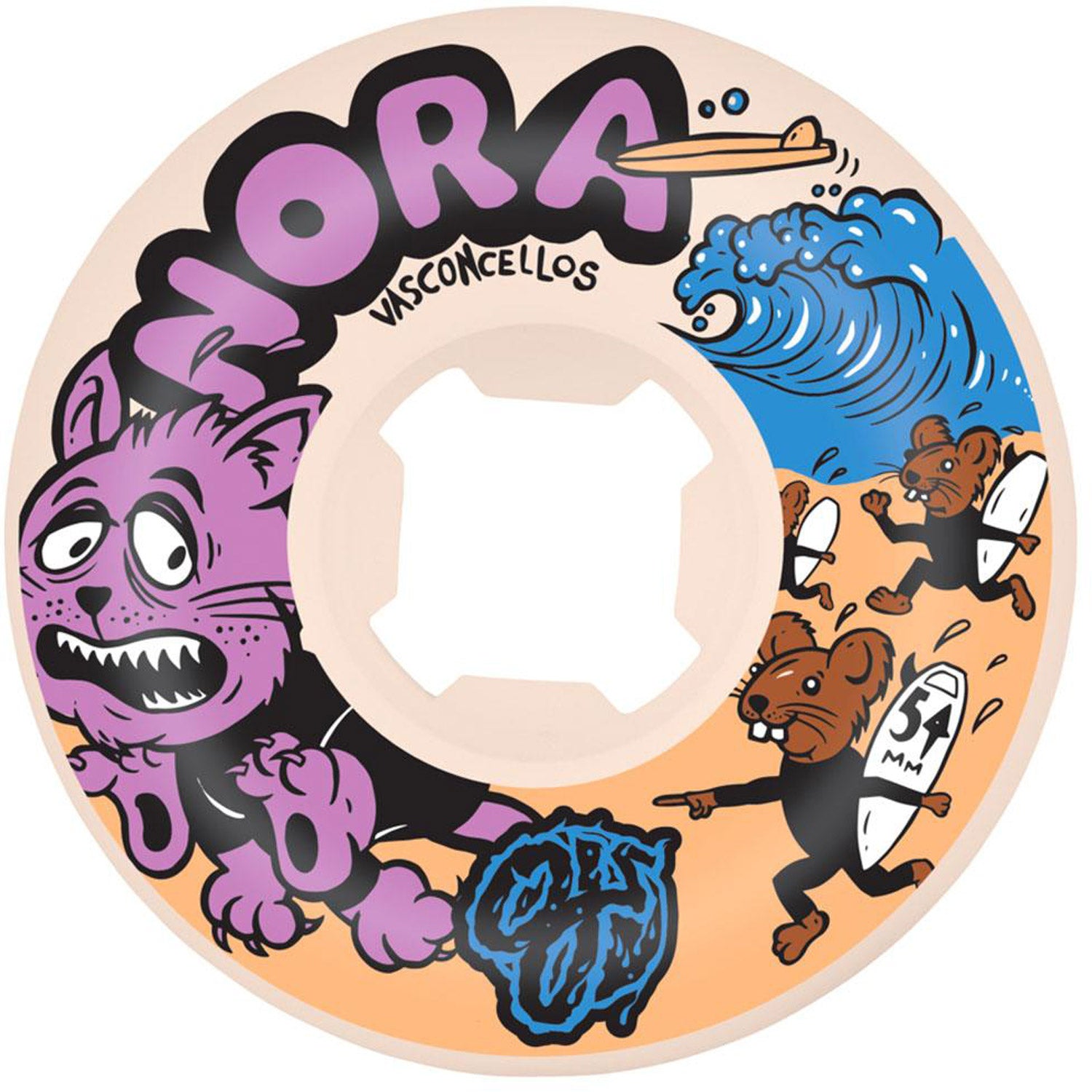 Nora Surfs Up 2 Elite Ez Edge 101A Skateboard Wheels