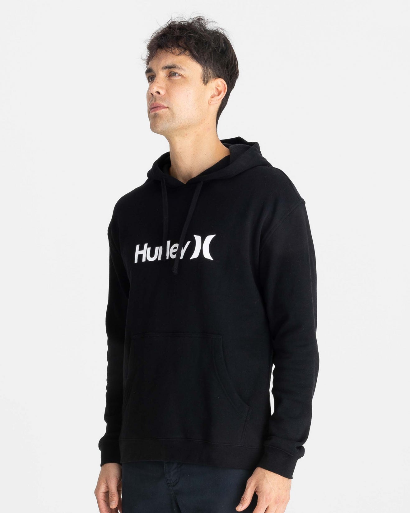 Hurley One And Only Solid Pullover Hoodie Black