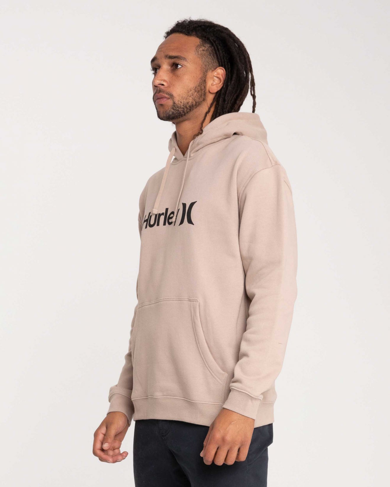 One And Only Solid Pullover Hurley Mens Hoodie