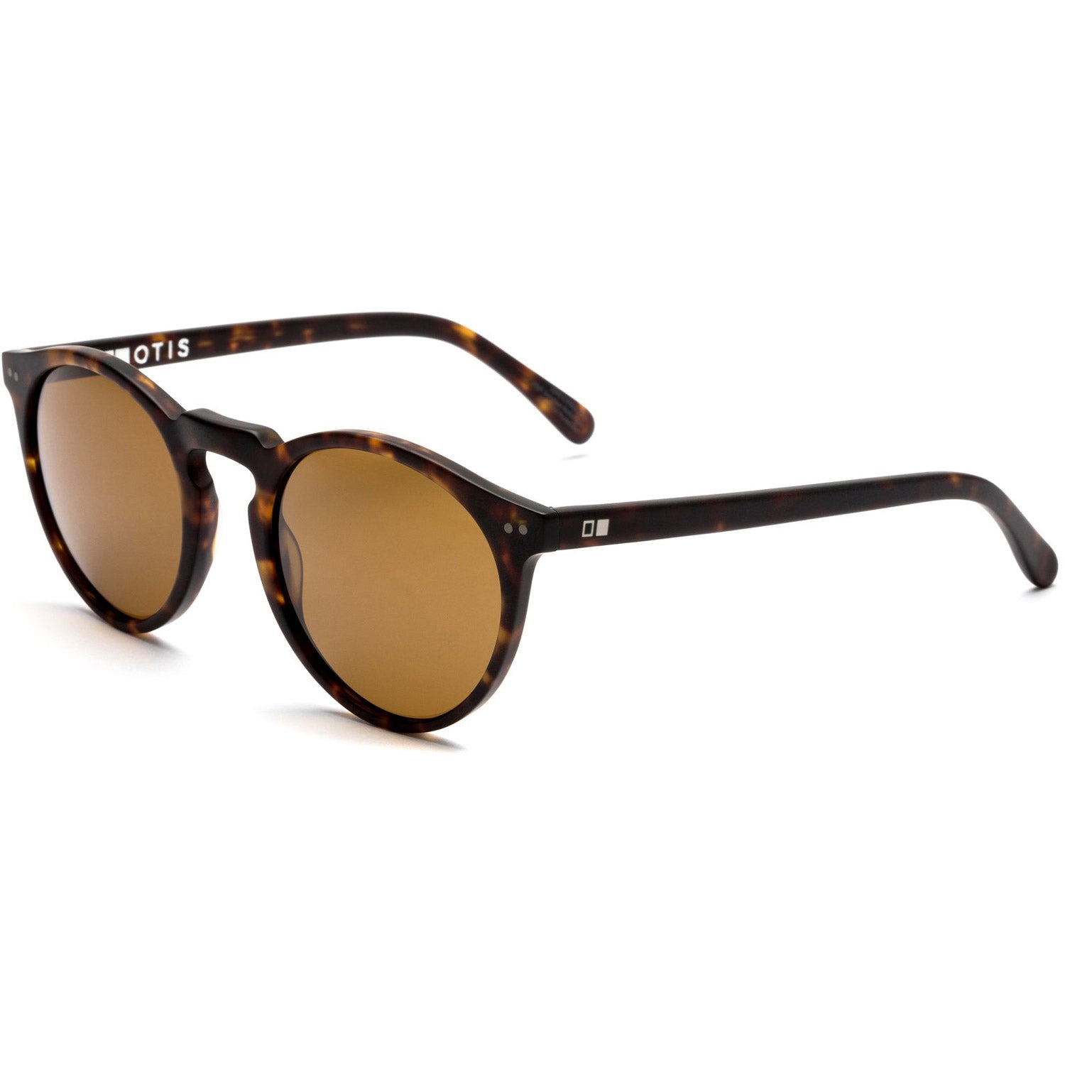 Otis Omar Sunglasses Matte Dark Tort / Brown Lens