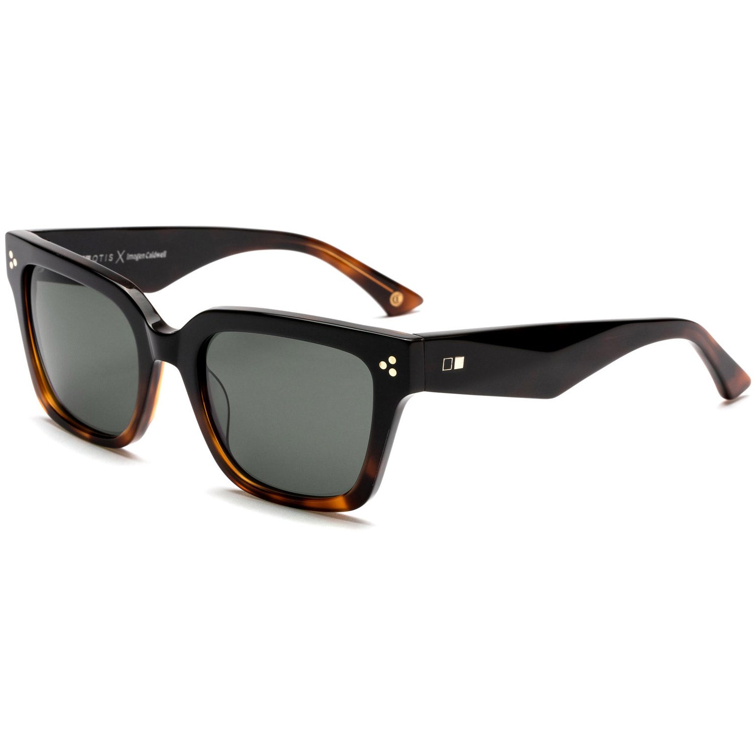 Otis Oska Sunglasses Black Dark Havana / Grey Lens