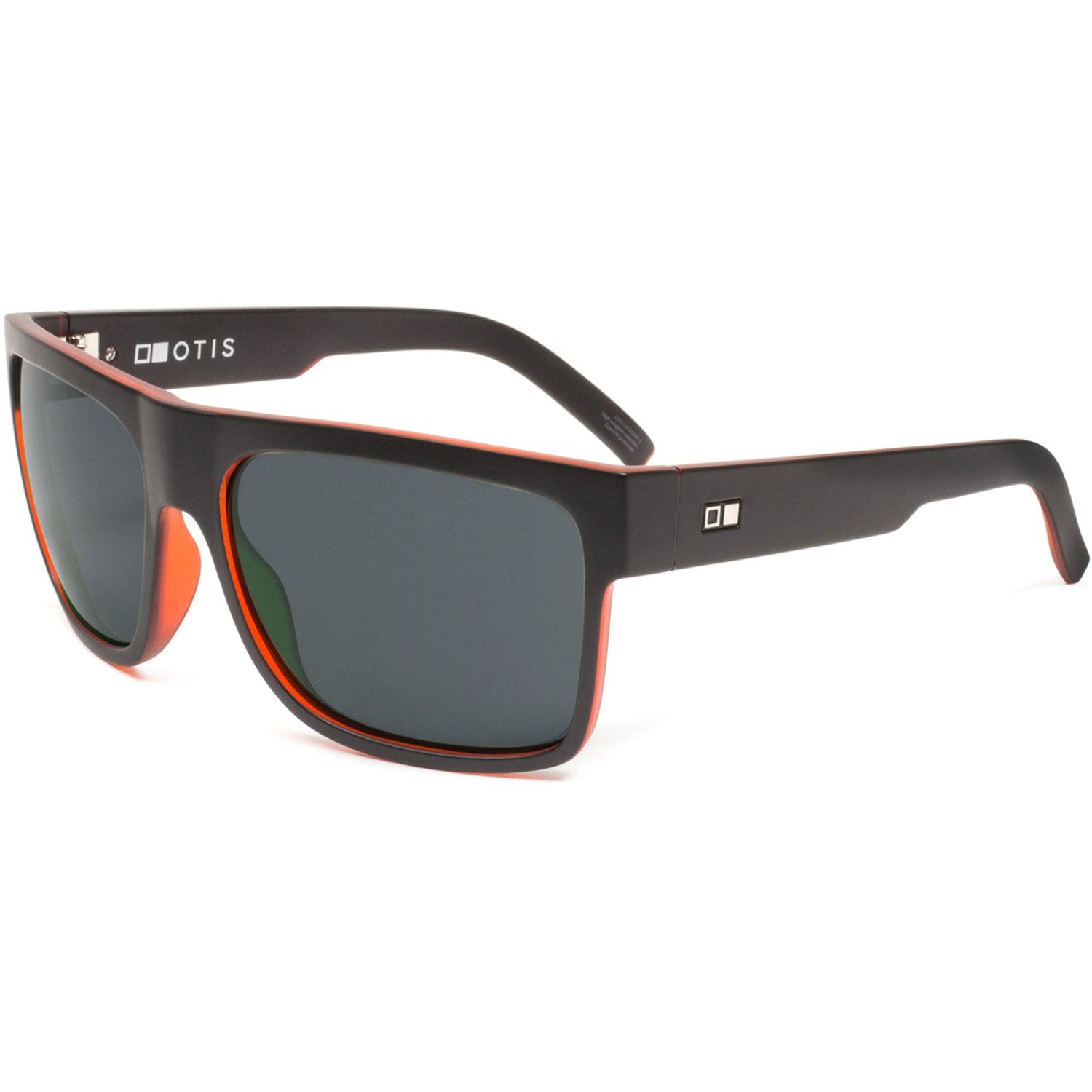 Otis Road Trippin Sunglasses Matte Black/Rust / Grey Lens