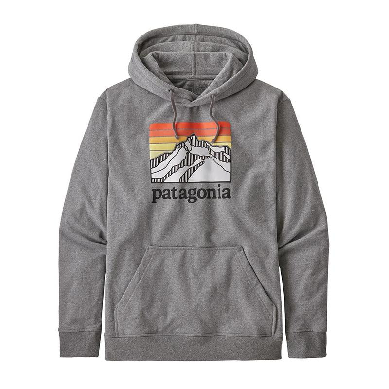 Patagonia Men's Line Logo Ridge Uprisal Hoody - Crater Blue Gravel heather