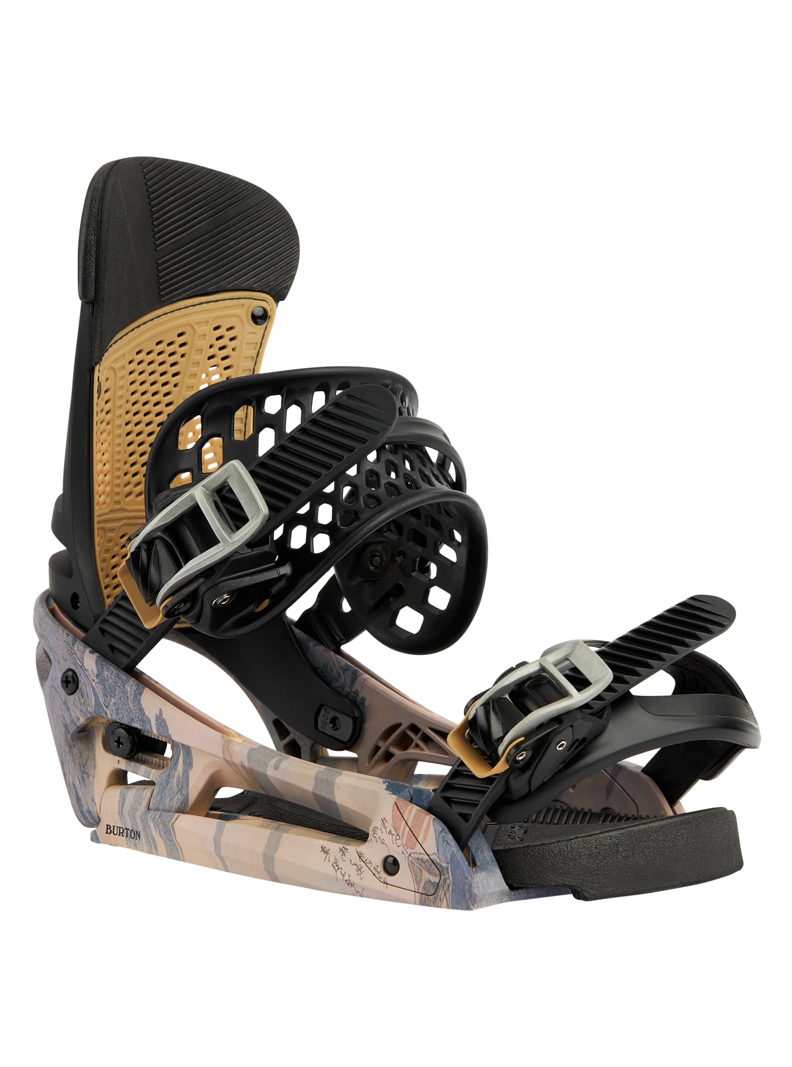 Burton Malavita EST Snowboard Binding 2022 Dark gray / print