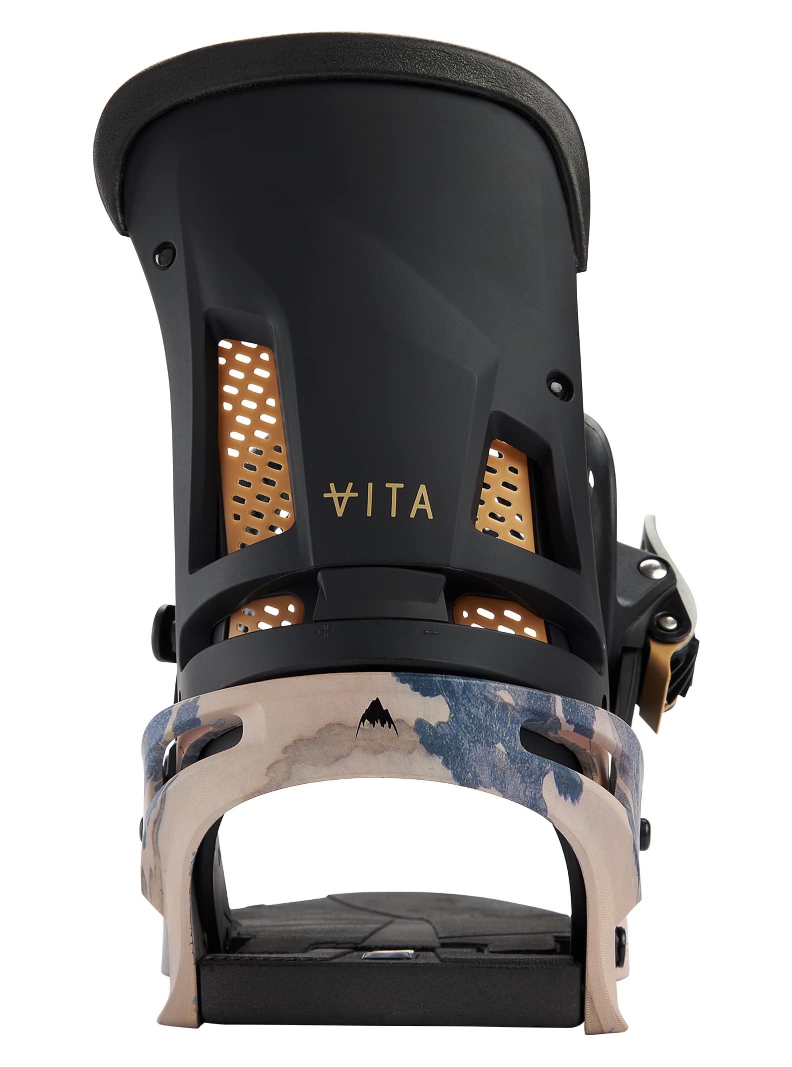 Burton Malavita Re:Flex Snowboard Binding 2022 Dark gray / print