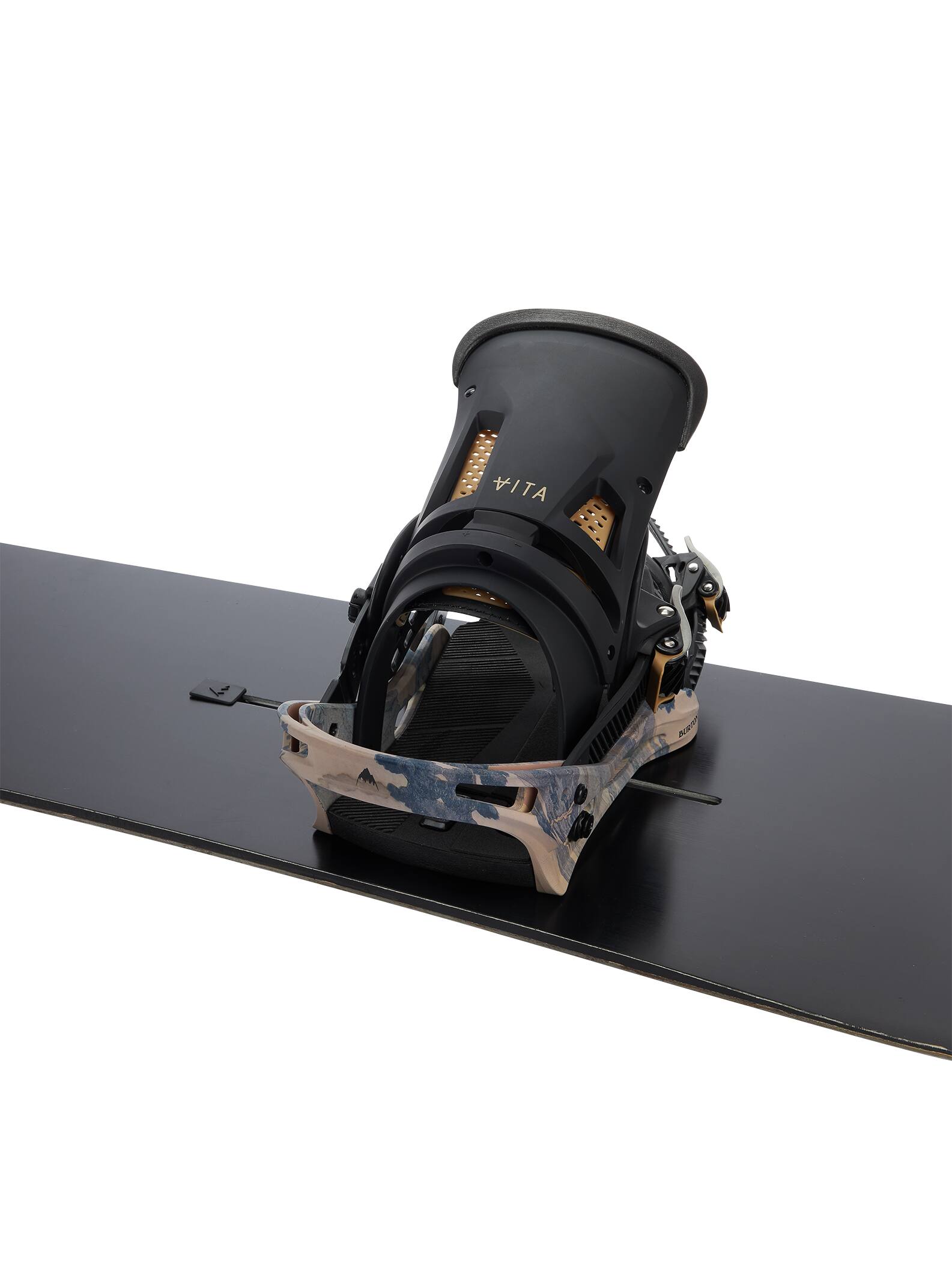 Burton Malavita Re:Flex Snowboard Binding 2022 Dark gray / print