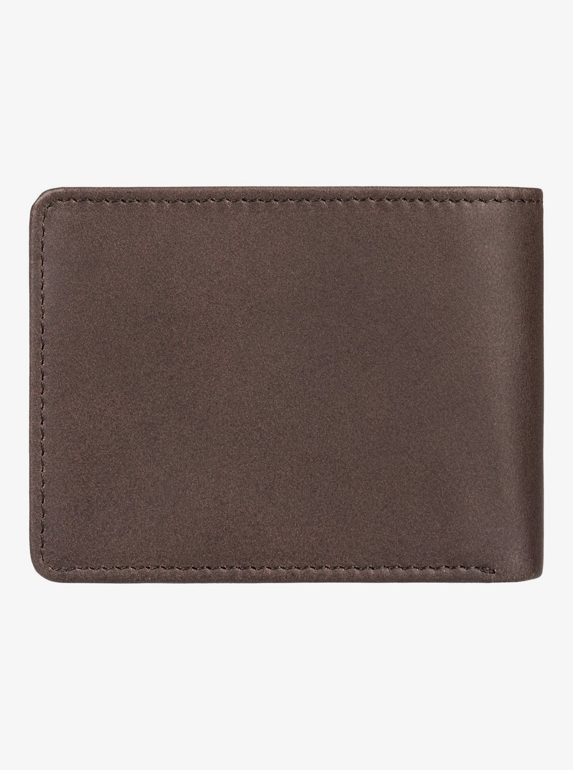 Quiksilver Mac Tri-Fold Leather Wallet Chocolate brown