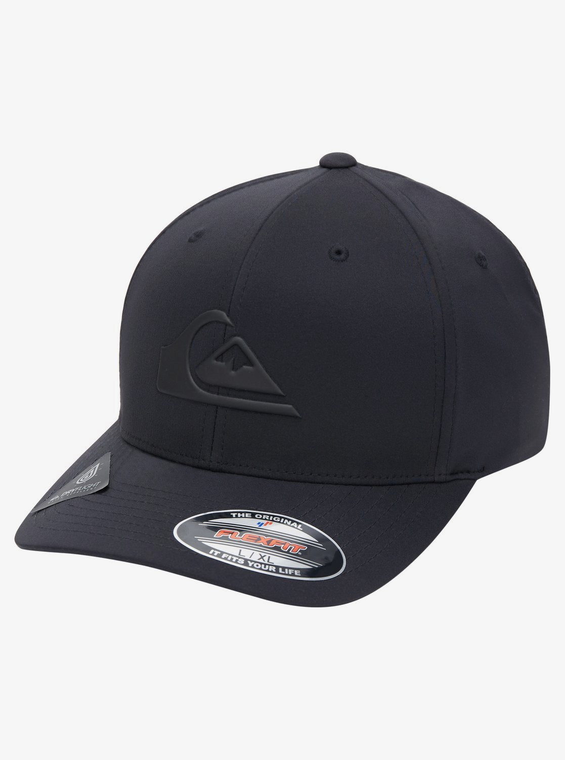 Quiksilver Mens Amped Up Flexfit Cap True black