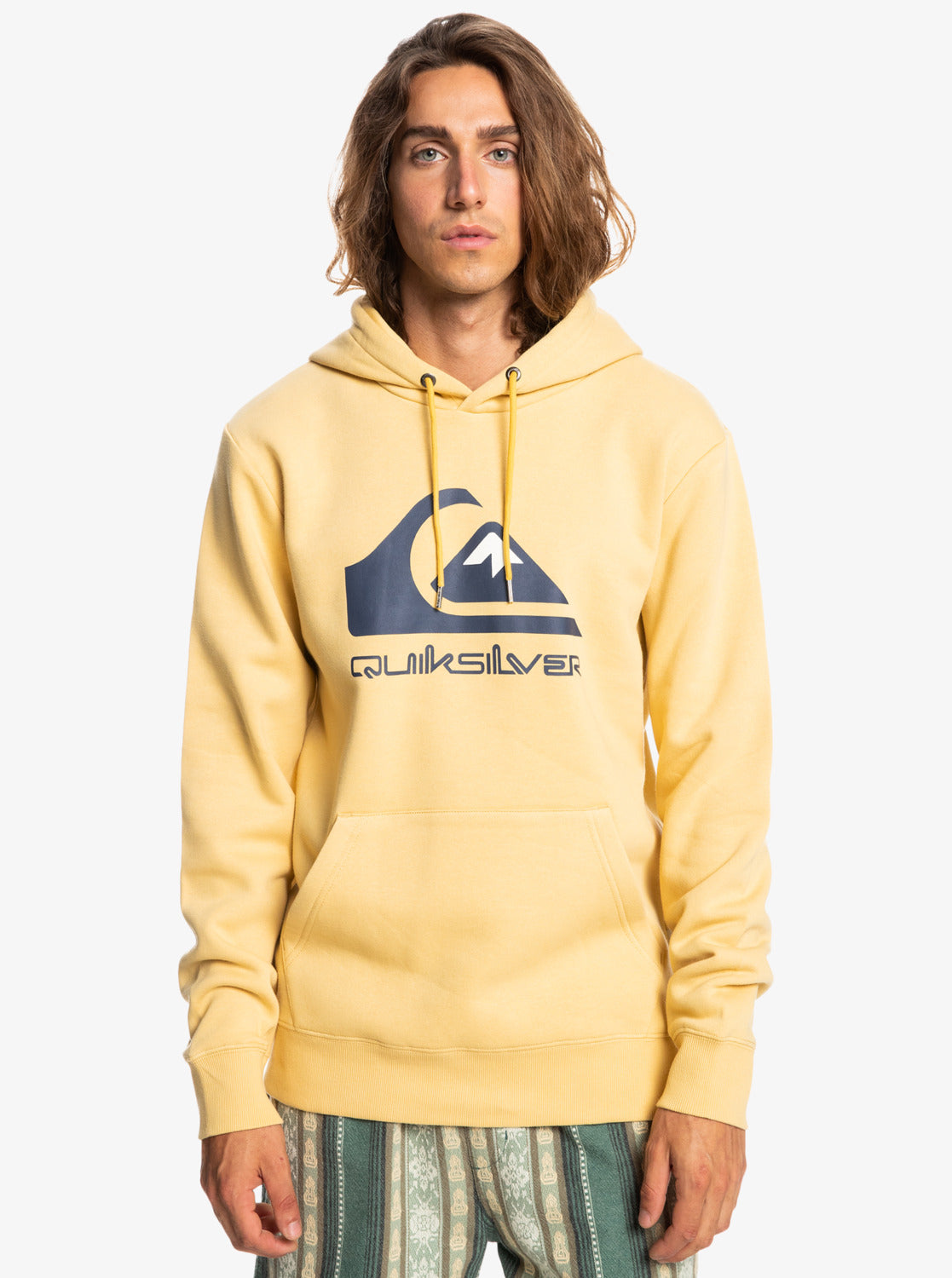 Quiksilver Mens Big Logo Fleece Rattan