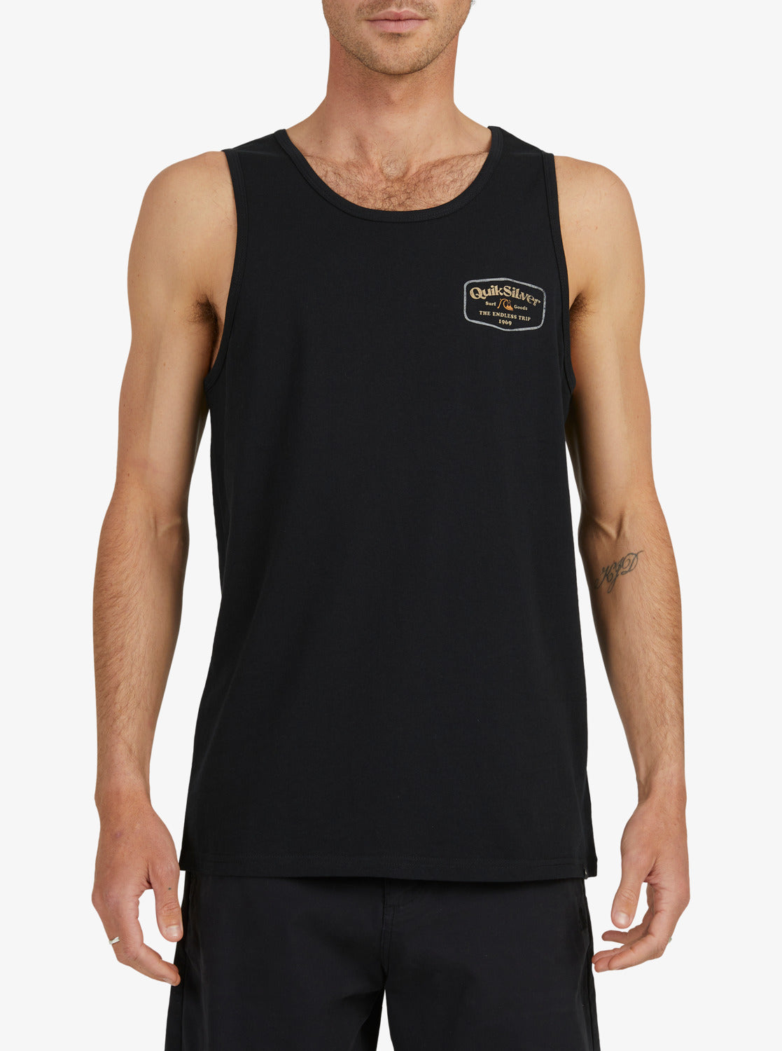 Quiksilver Mens Into Clouds Tank Black