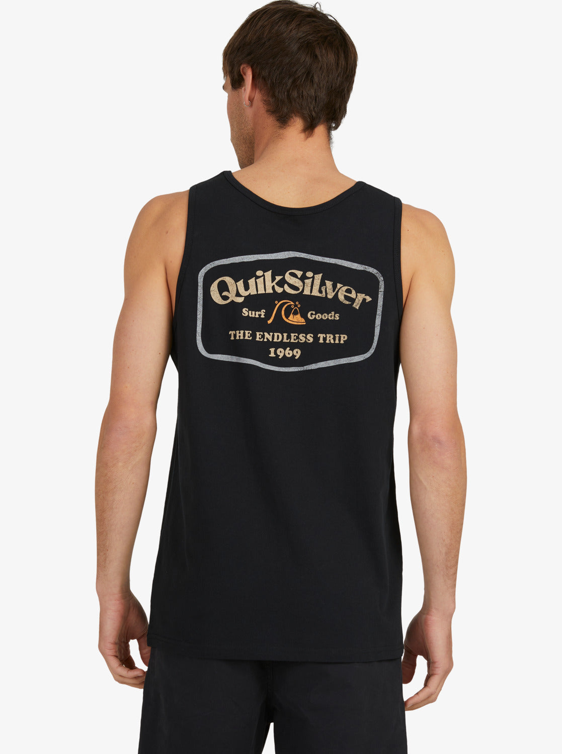 Quiksilver Mens Into Clouds Tank Black