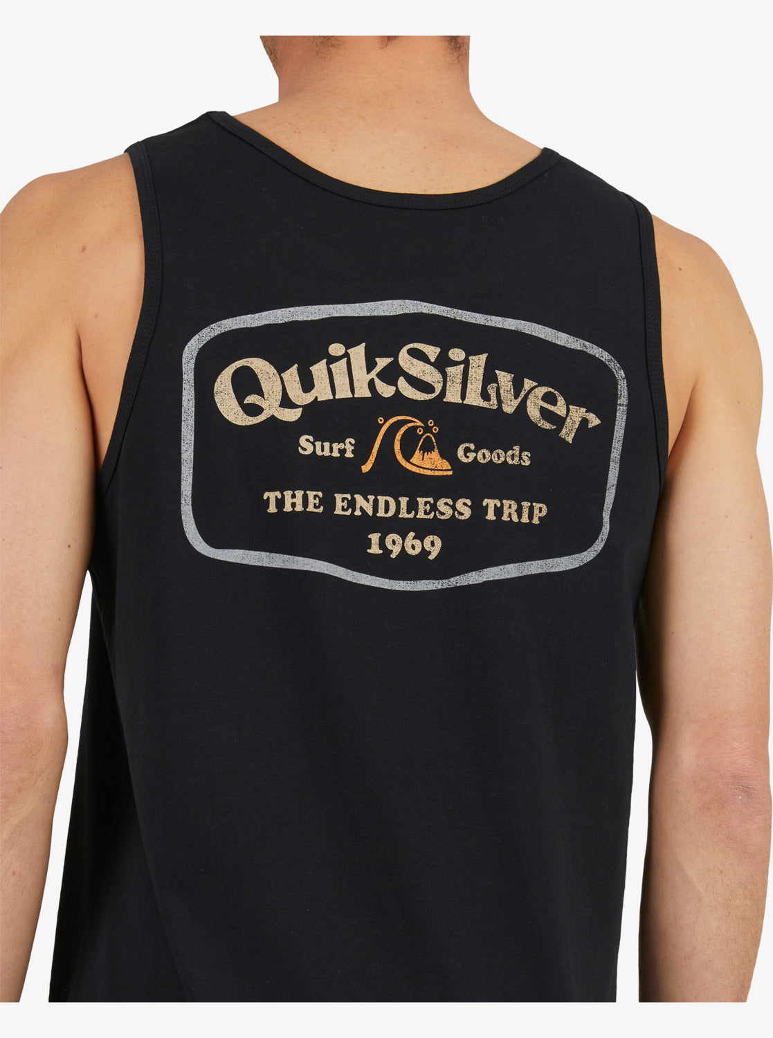 Quiksilver Mens Into Clouds Tank Black