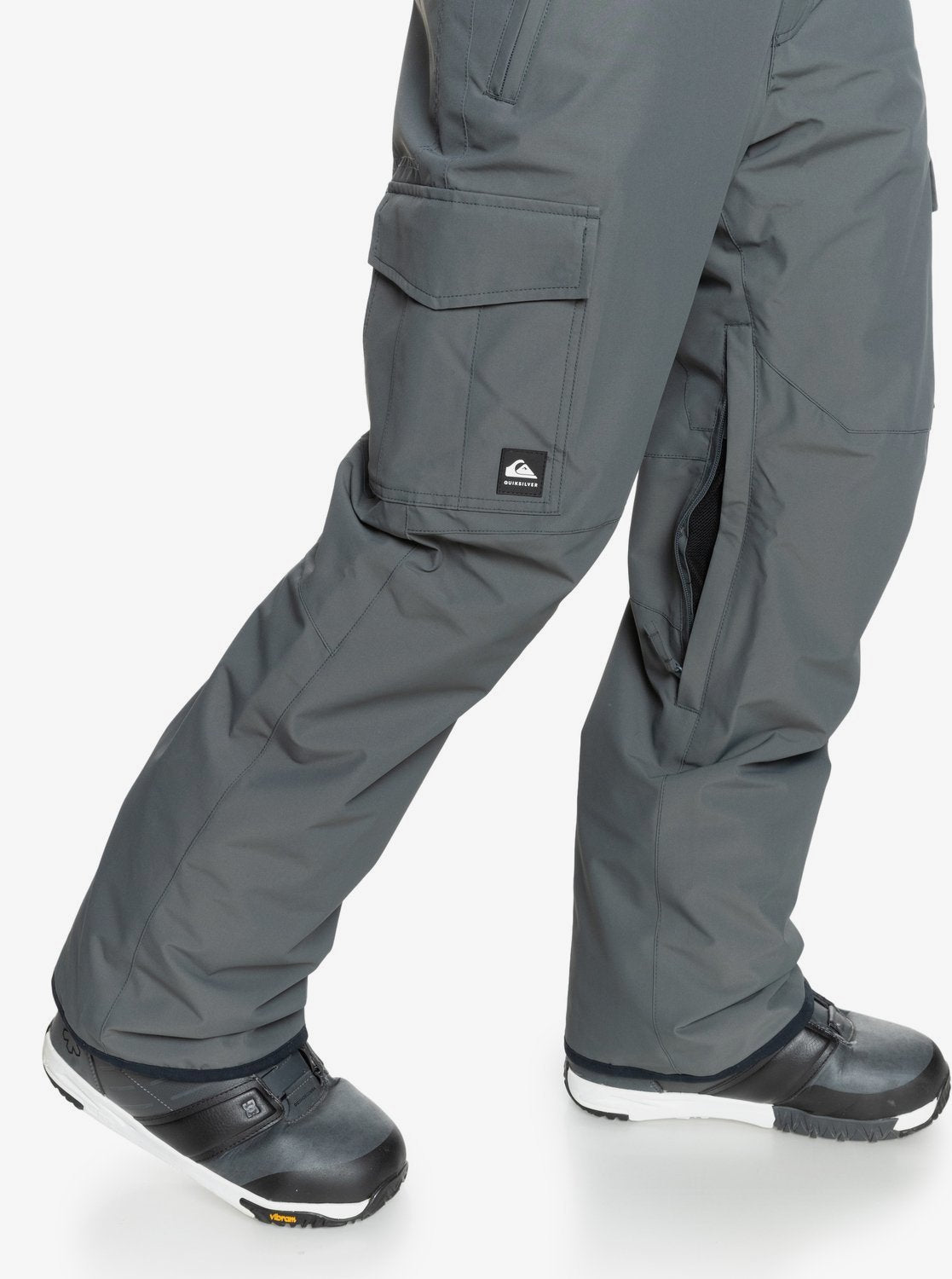 Quiksilver Mens Porter Snow Pants Iron gate