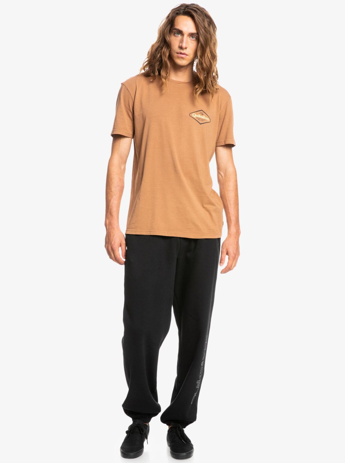 Quiksilver Mens Trackpant Screen Tracksuit Bottoms Black