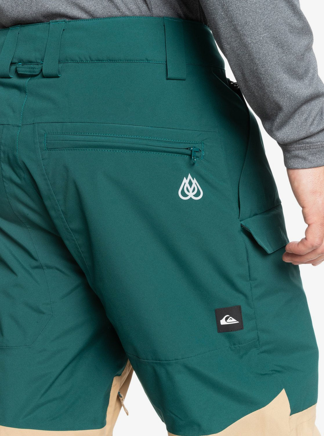 Quiksilver Mens Travis Rice Stretch Snow Pants June bug