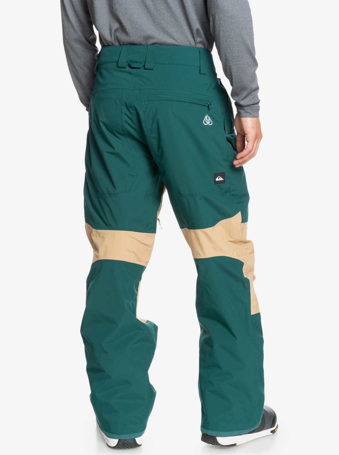 Quiksilver Mens Travis Rice Stretch Snow Pants June bug