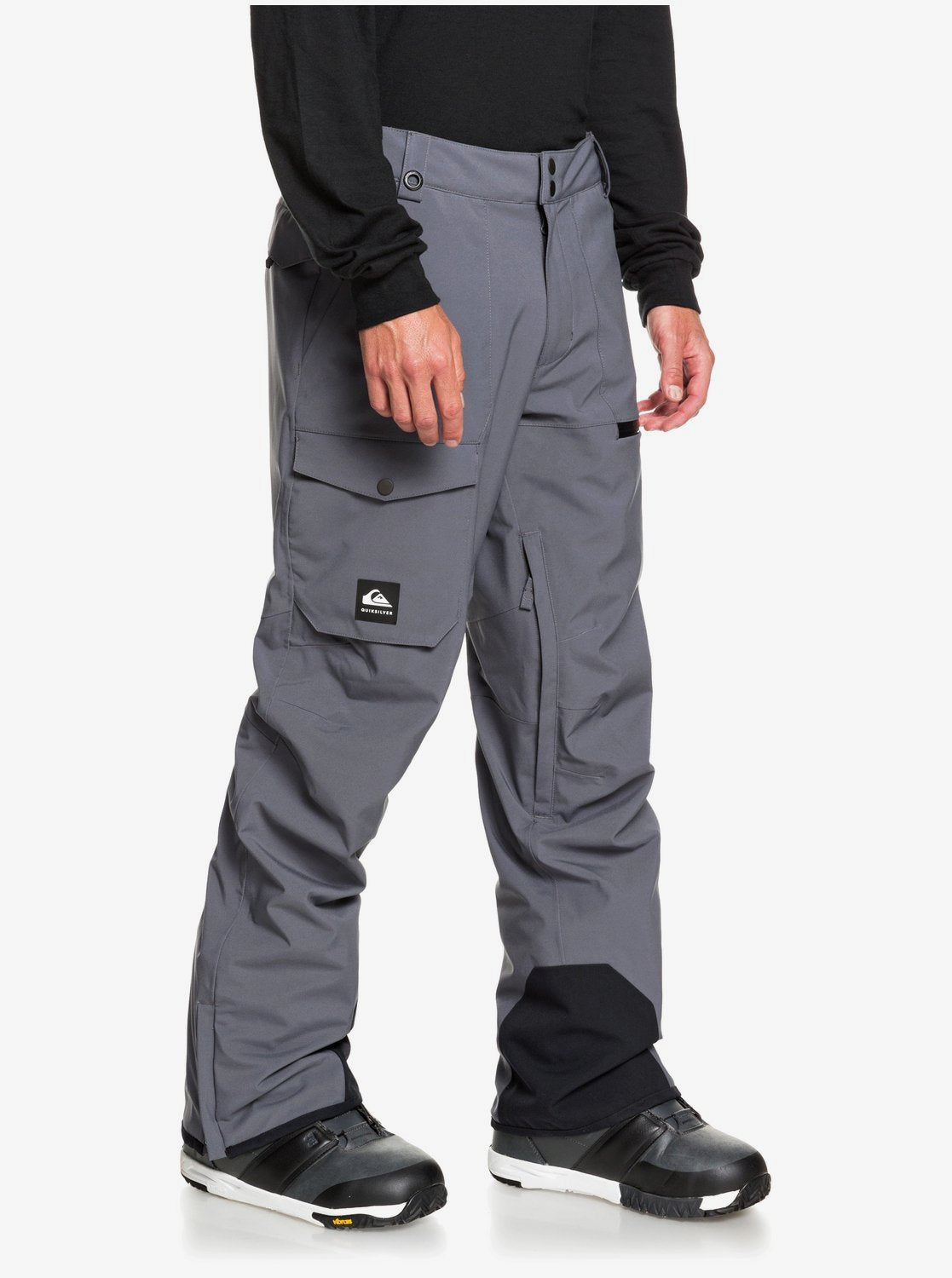 Quiksilver Mens Utility Shell Snow Pants Iron gate