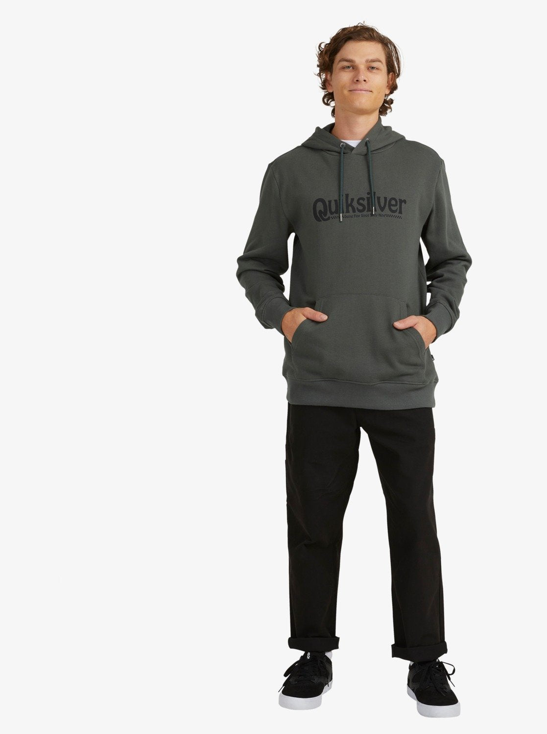 Quiksilver Mens Word Hoodie Urban chic