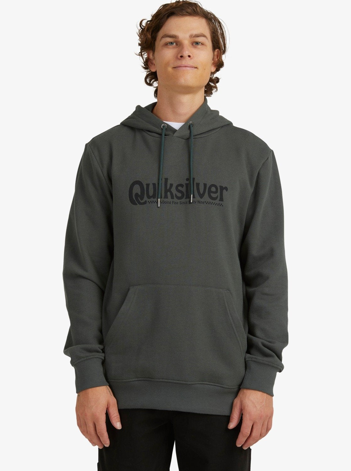 Quiksilver Mens Word Hoodie Urban chic