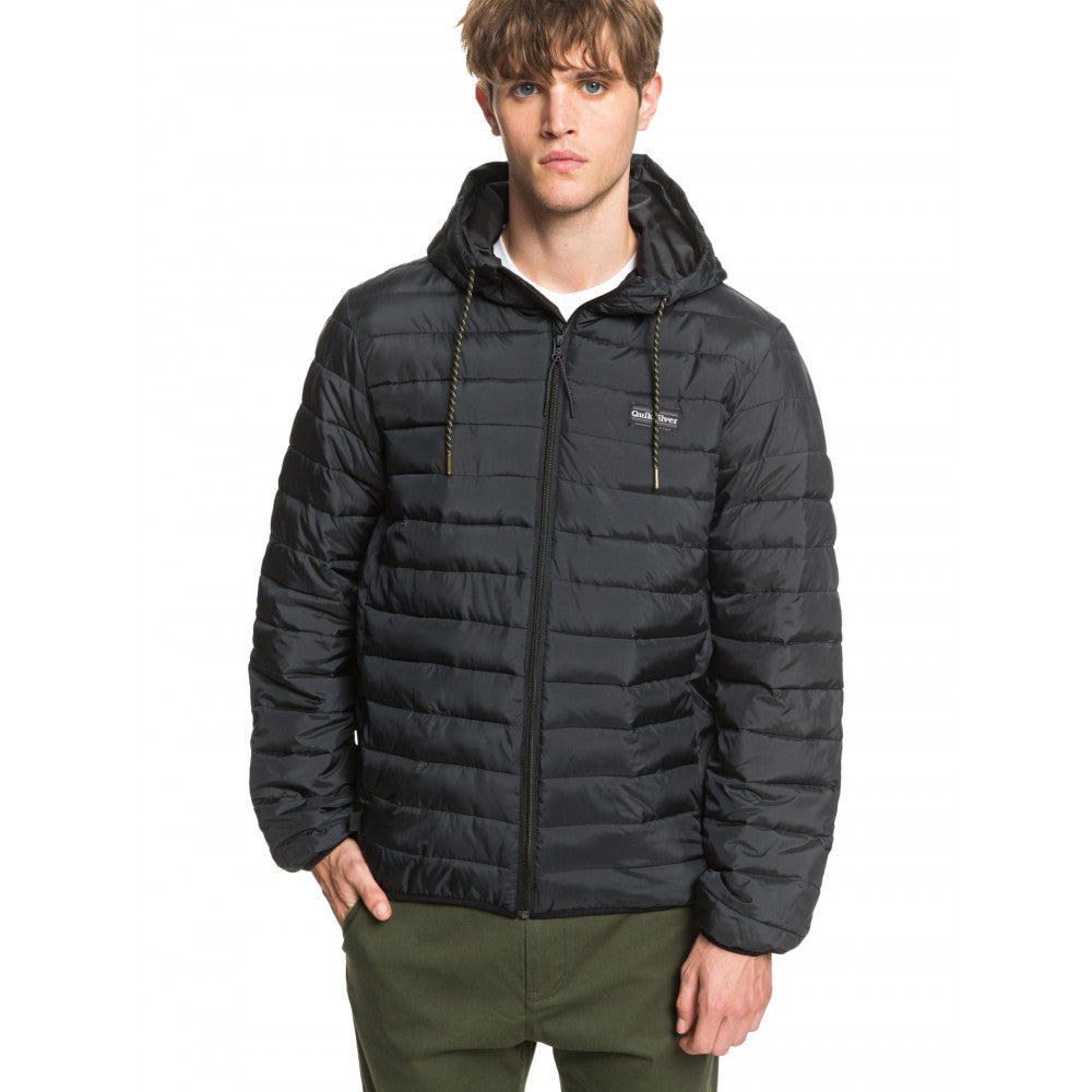 Quiksilver Scaly Hooded Puffer Jacket 2020 Black