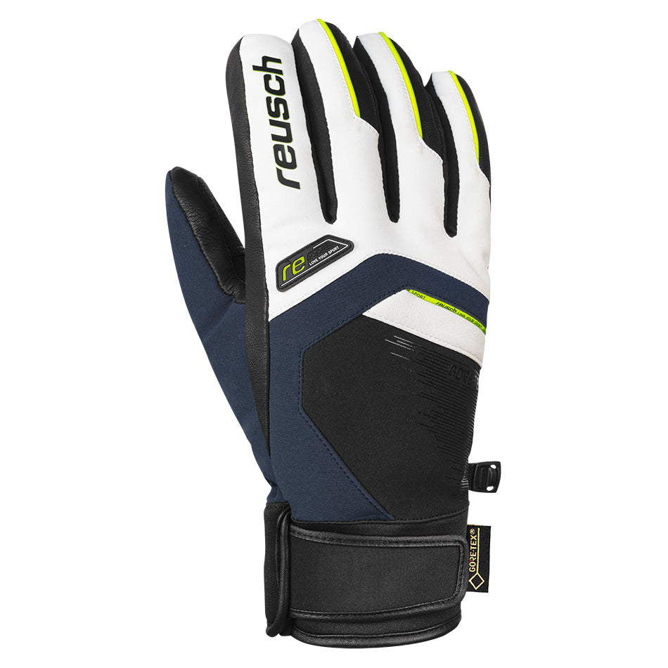 Reusch Beat Gore-Tex Ski Glove White/Blue 1
