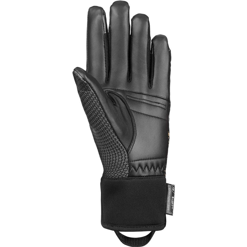 Reusch Victoria Knit Ski Glove 2019 Black Gold