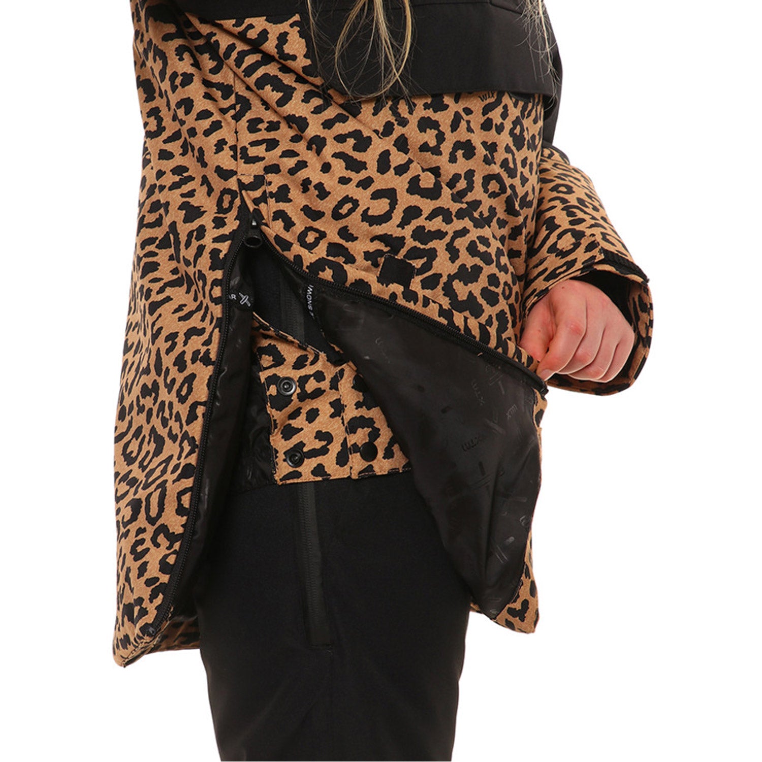 XTM Riley Youth Anorak Snow Jacket Leopard