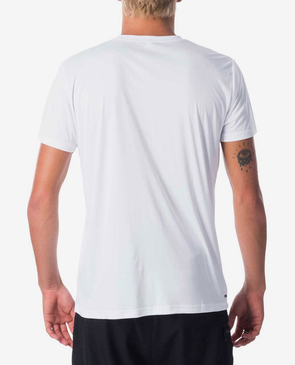 Rip Curl Blade Surflite Short Sleeve Rash Guard White