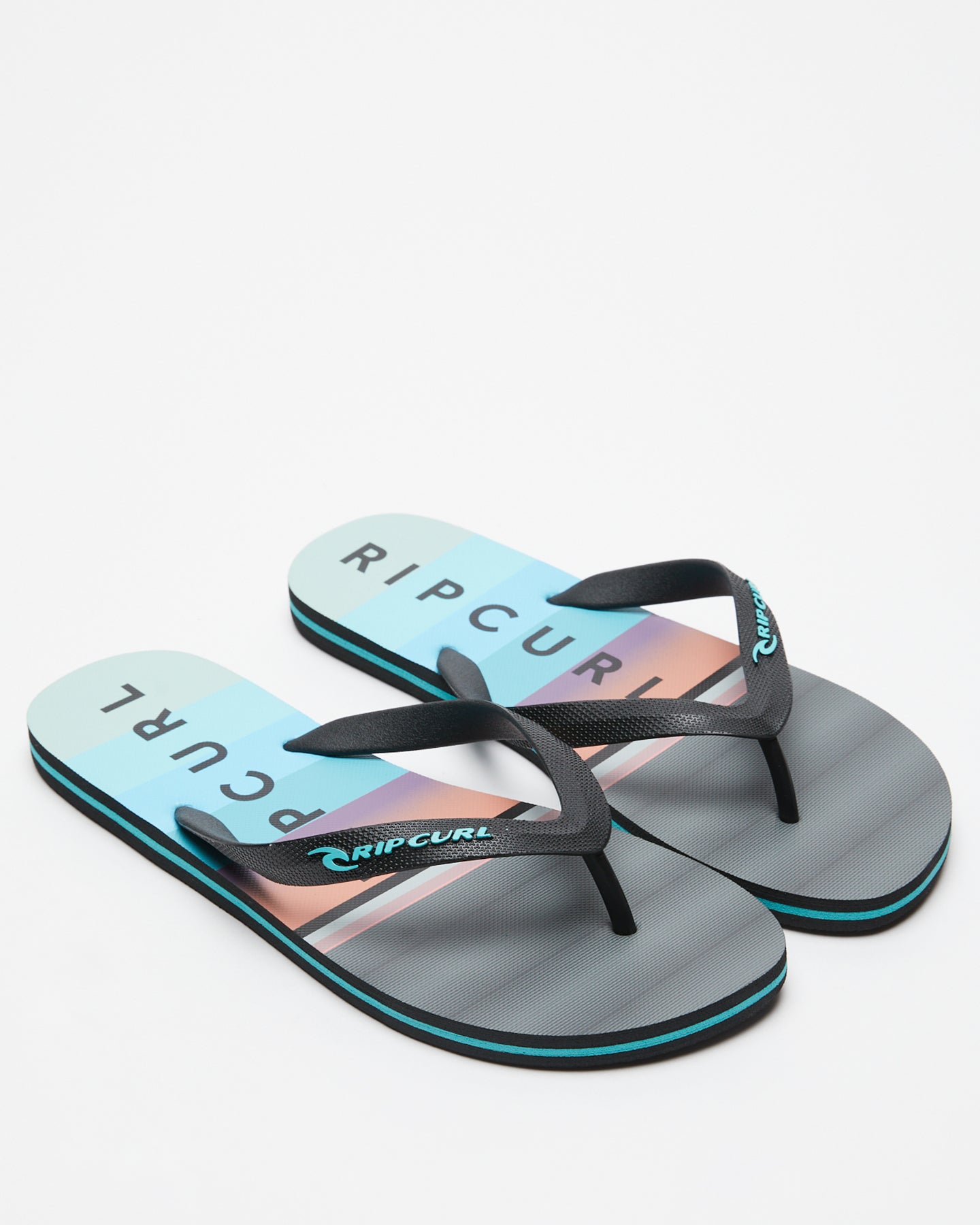 Rip Curl Daybreak Thongs Black Turquoise