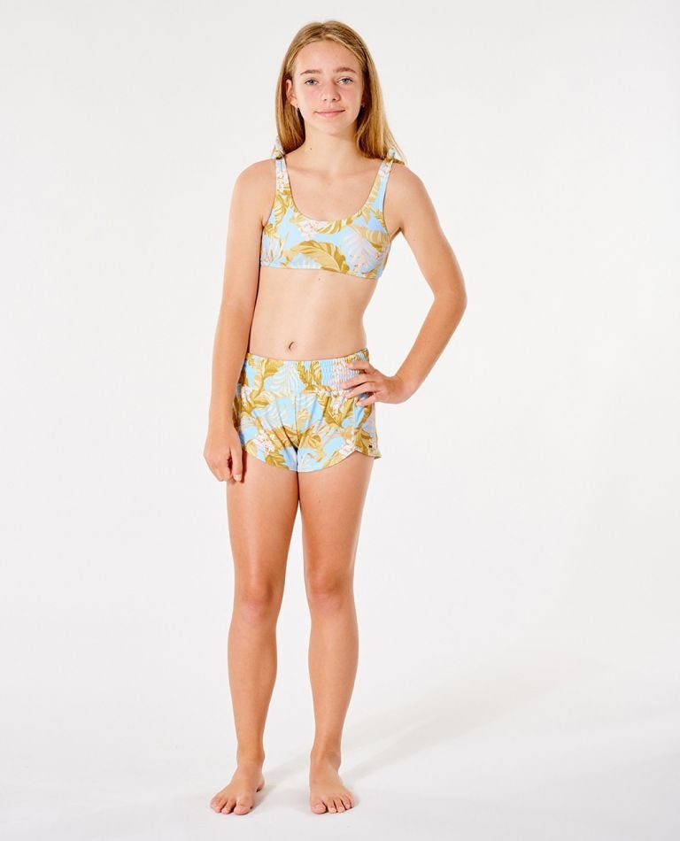 Rip Curl Namotu 3" Boardshorts - Girls (8 - 16 years) Light blue