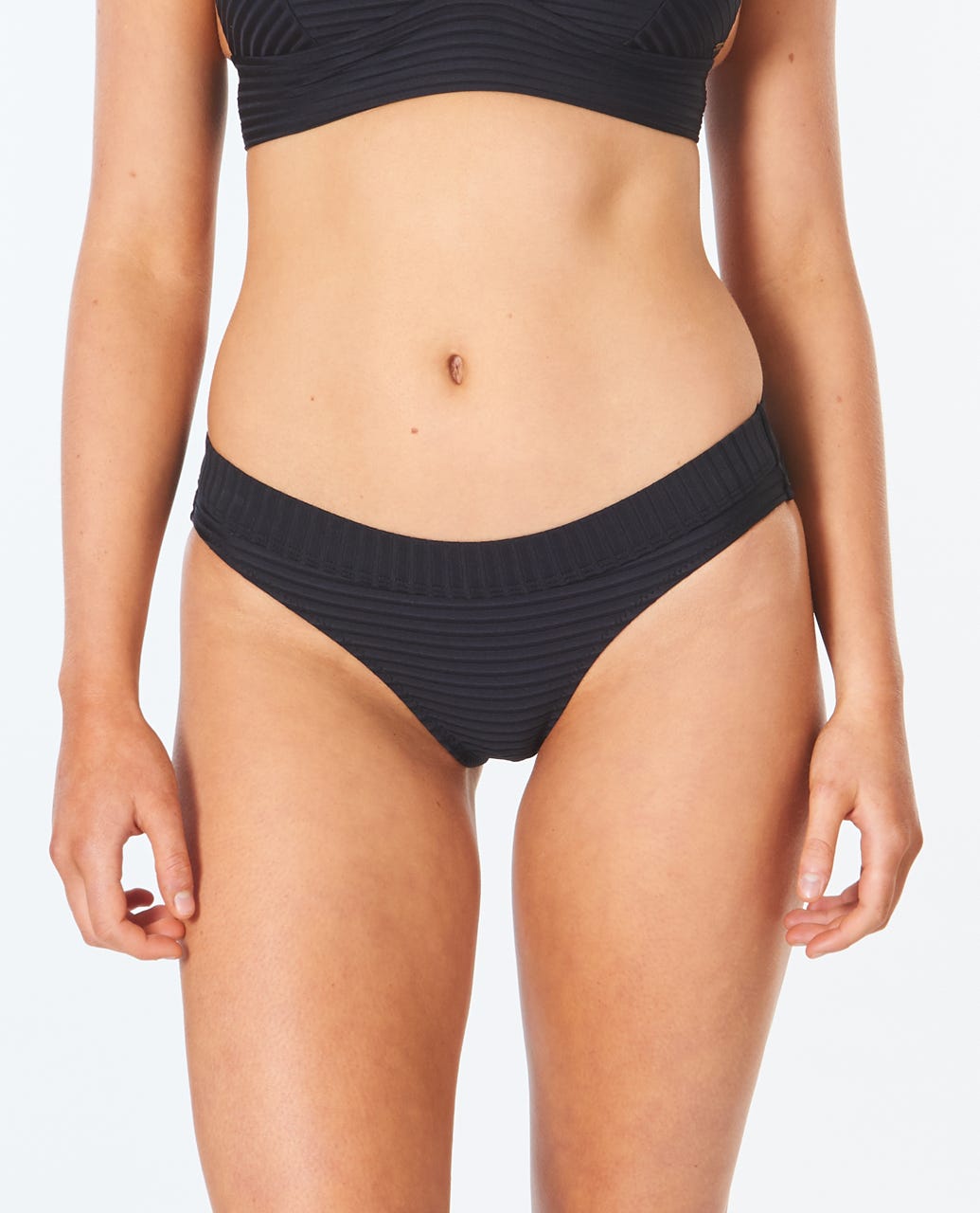 Rip Curl Premium Surf Full Bikini Bottom Black