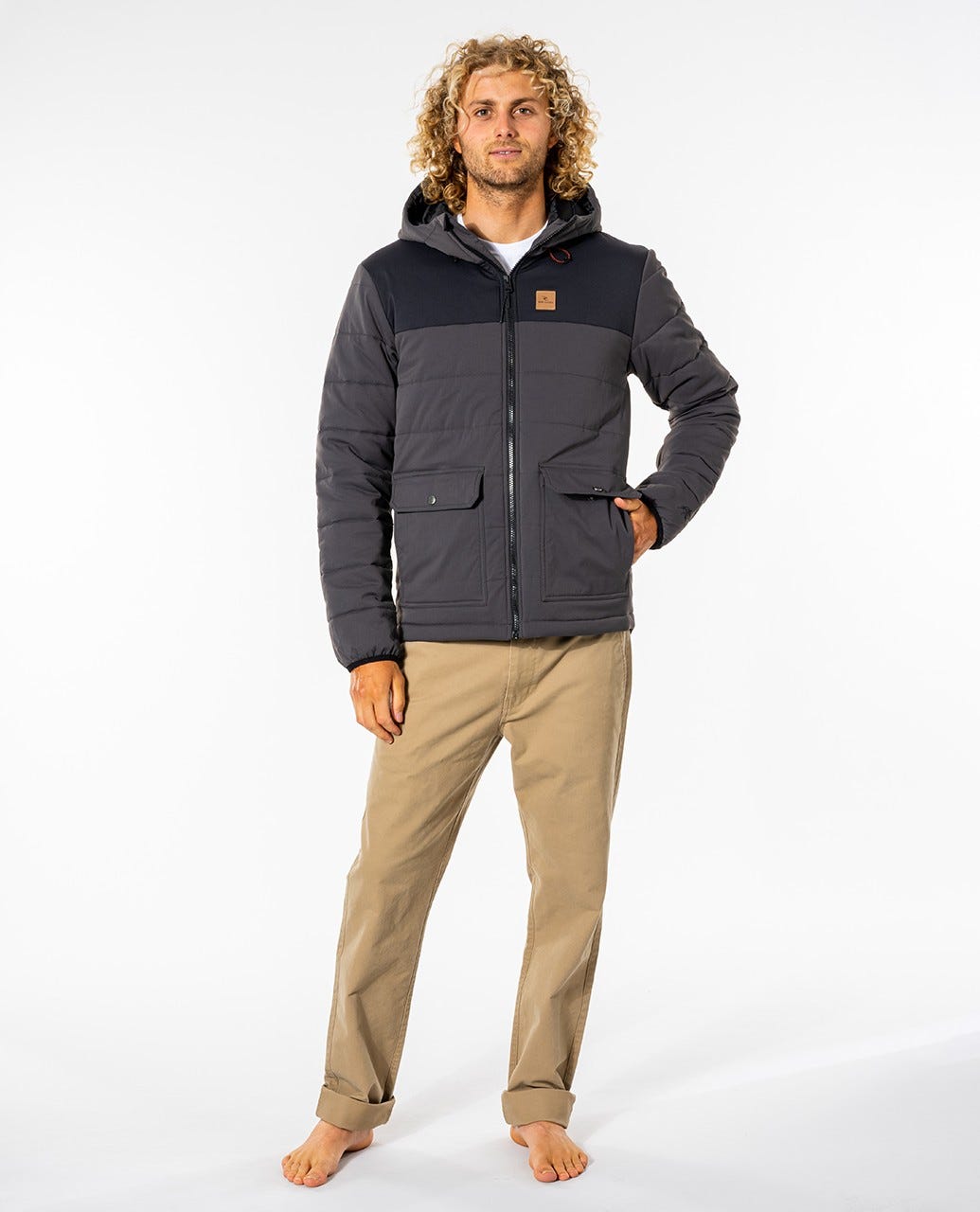 Rip Curl Ridge Anti-Series Jacket Washed black
