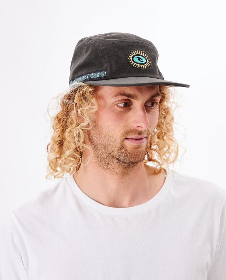 Rip Curl Rock Solid Adjustable Cap Washed black