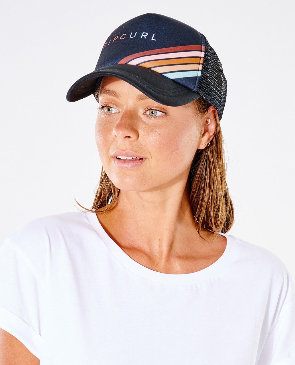 Rip Curl Sunseeker Trucker Hat Washed black