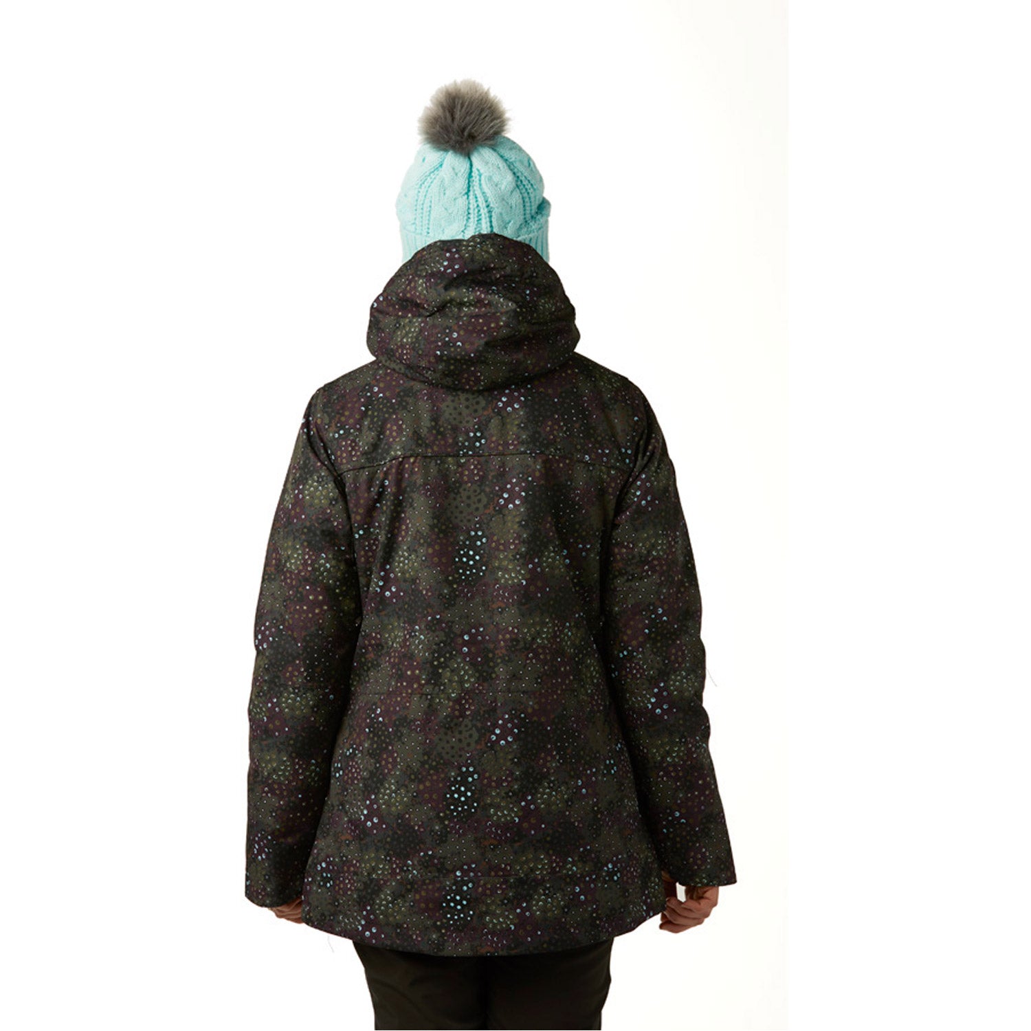 Rojo Aster Snow Jacket Acacia Camo Marron