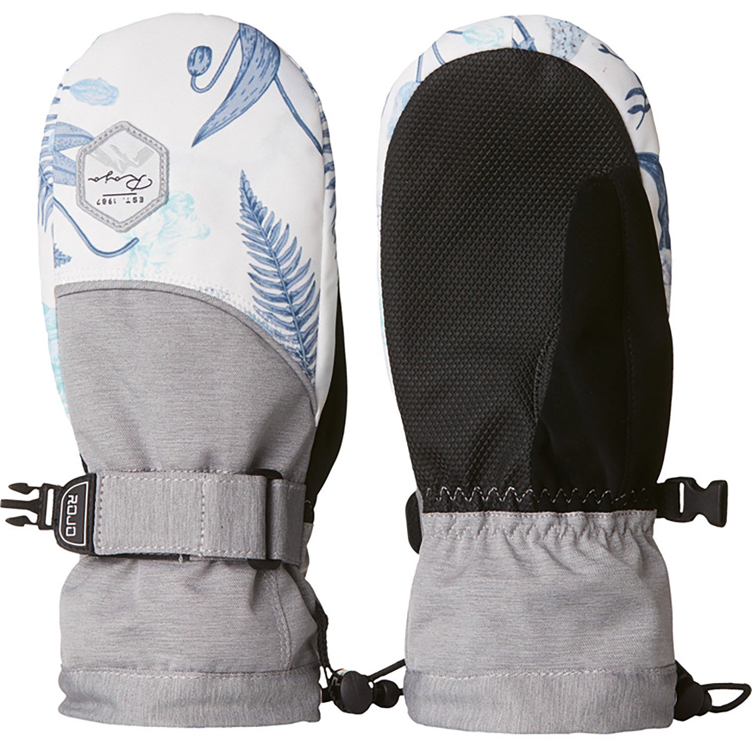 Rojo Girls Maximise Snow Mitt 2019 Ice Floral