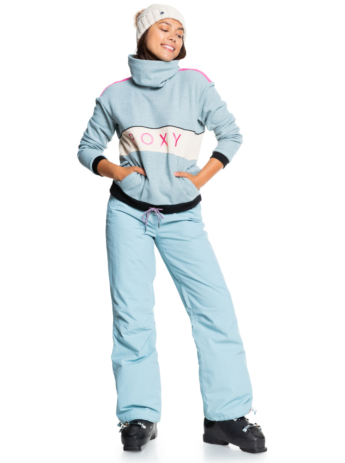 Roxy Womens Blizzard Beanie Parchment