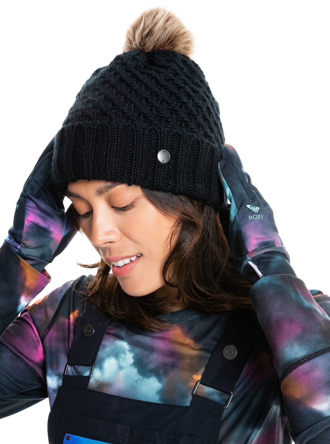 Roxy Womens Blizzard Beanie True black