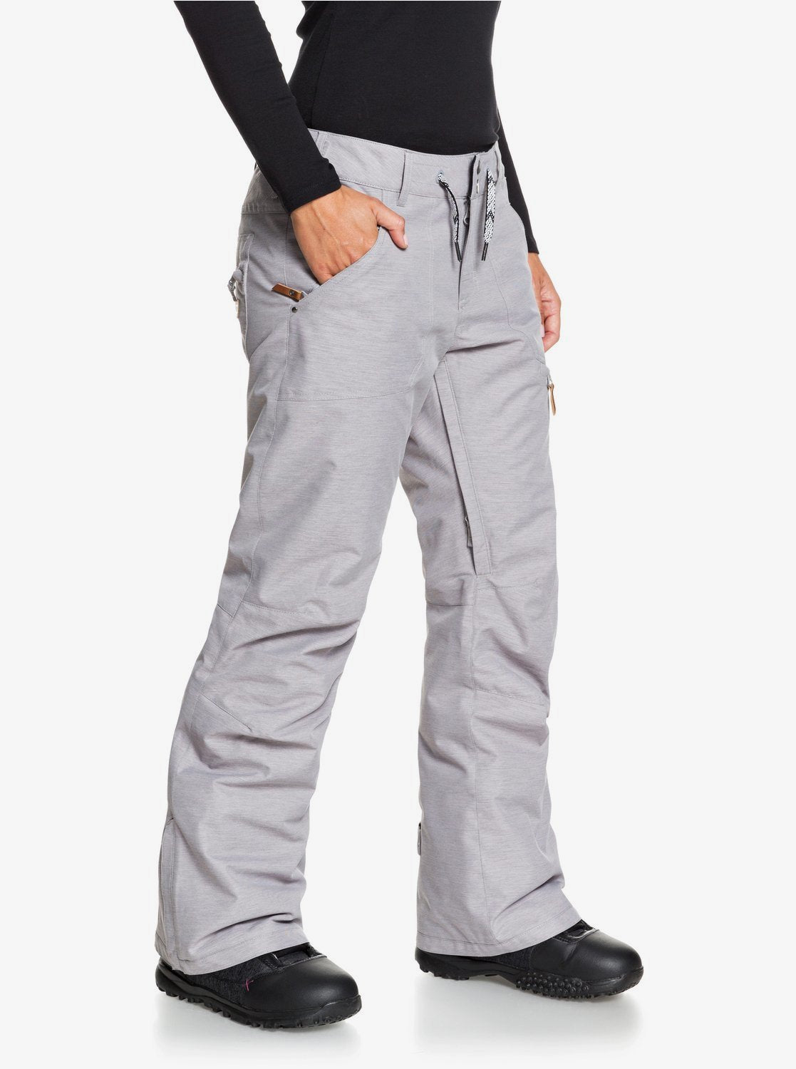 Roxy Womens Nadia Snow Pants Heather grey