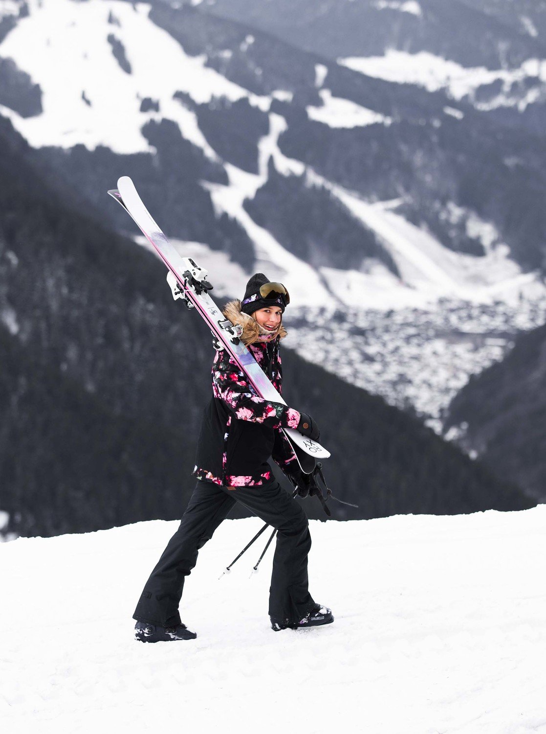 Roxy Womens Nadia Snow Pants True black