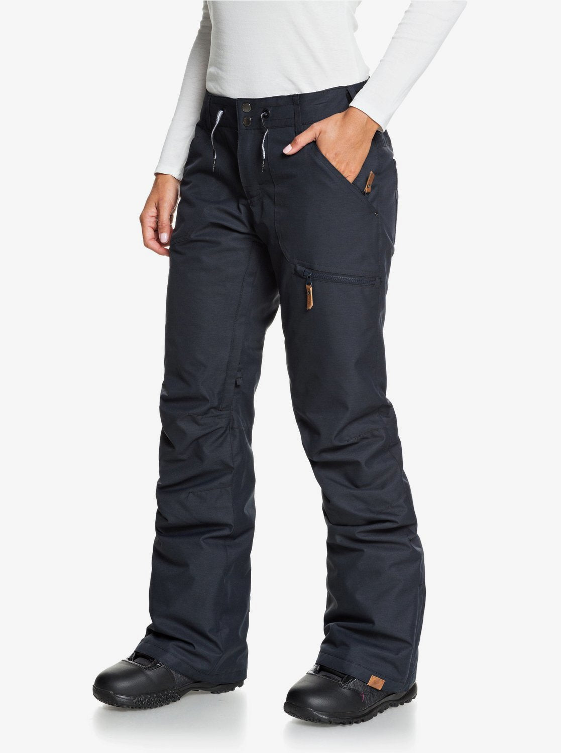 Roxy Womens Nadia Snow Pants True black