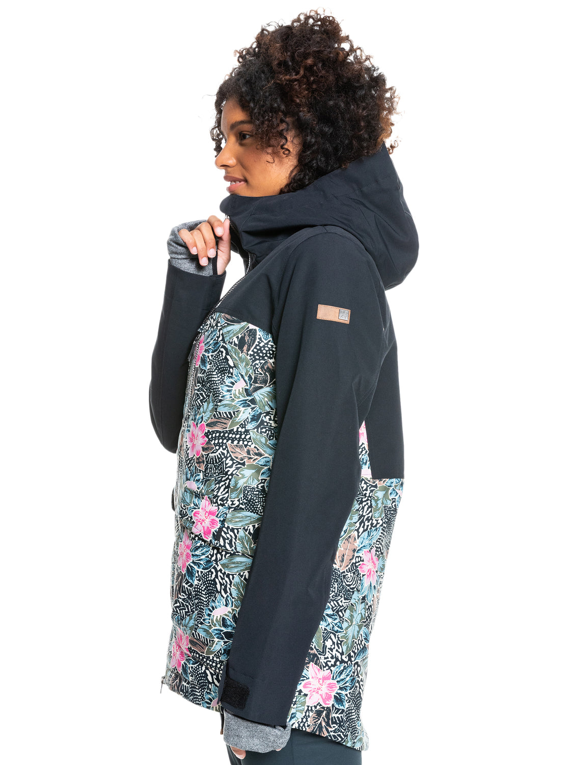 Roxy Womens Stated Snow Jacket True black ubuda