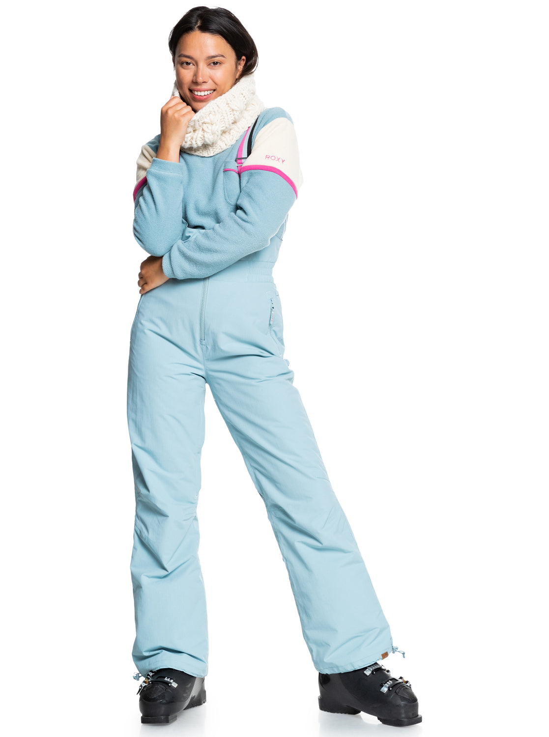 Roxy Womens Winter Neck Warmer Parchment