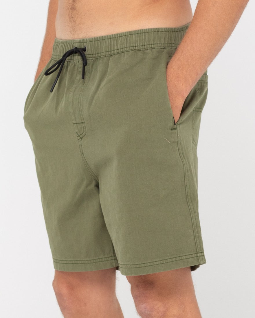 Rusty Manila Folder 19 Elastic Short SAVANNA