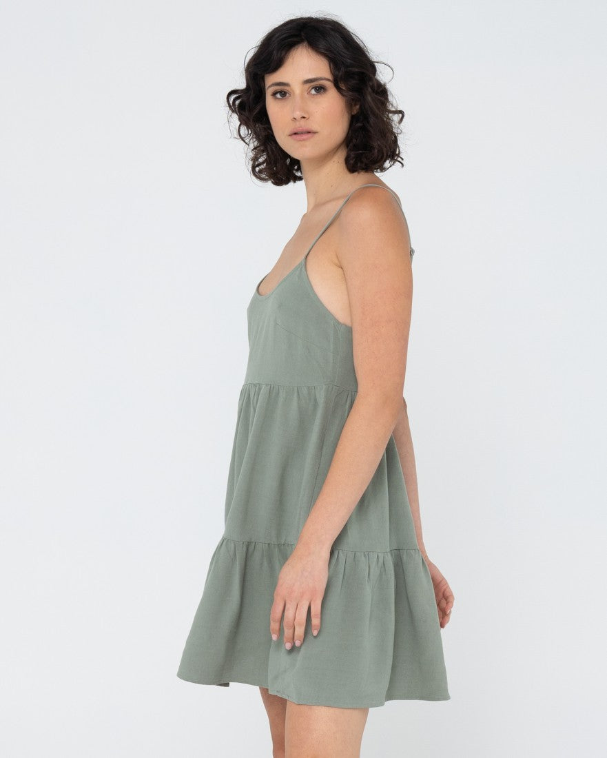 Rusty Saltwater Slip Dress DUSTY TEAL