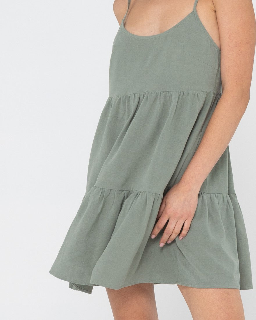 Rusty Saltwater Slip Dress DUSTY TEAL