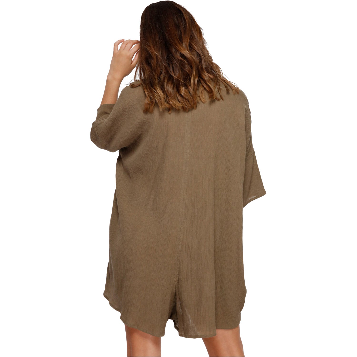 RVCA Air Weave Romper Cadet Green