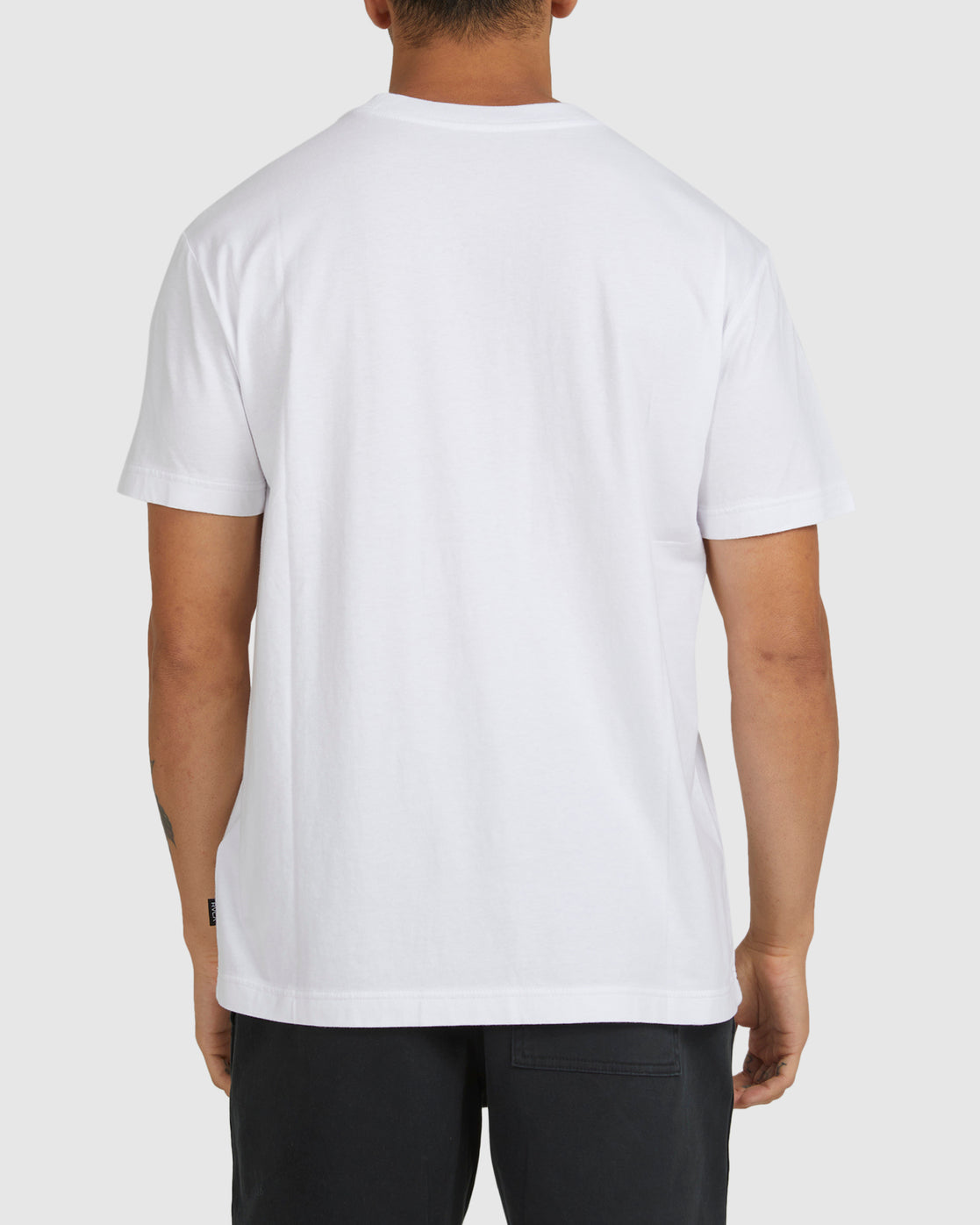 Big RVCA Washed SS Tee White