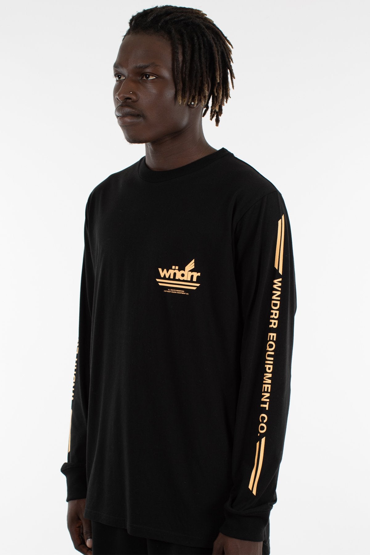 WNDRR RICHFIELD L/S TEE Black